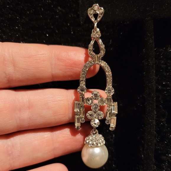 Jim Ball Pagent Line Earrings - Picture 2 of 3